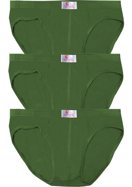 Erkek Pamuklu Konforlu Esnek Slip Külot 3'lü Paket
