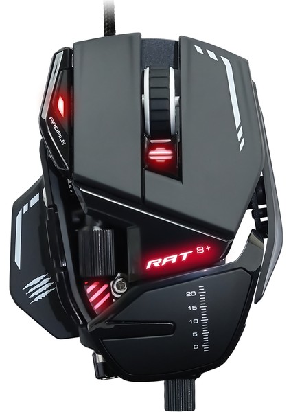 Rat 8+ Kablolu Gaming Mouse - Siyah MR05DCINBL000-0