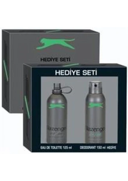 Edt Erkek Parfüm 125ml + Deo active sport set yeşil