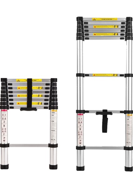 Alüminyum Teleskopik Merdiven 2.6 Metre - 9 Basamak