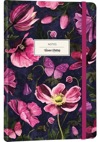 Victoria's Journals Smyth Flexy Art Sert Kapak 160 Sayfa A5 80GR. Çizgili Defter