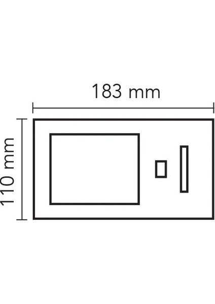 4.3 Inç Krem Kapak Klasik Görüntülü Diafon Kapak