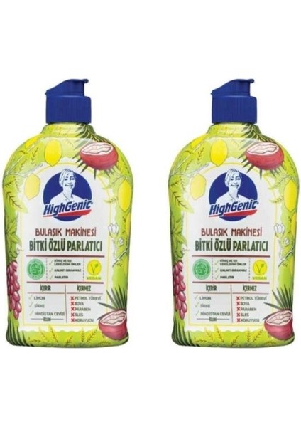 Bitki Özlü Parlatıcı 2 x 500 gr