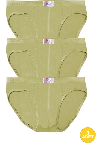 Erkek Pamuklu Esnek Slip Külot 3'lü Paket