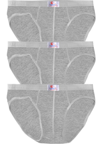 Erkek Pamuklu Konforlu Esnek Slip Külot 3'lü Paket
