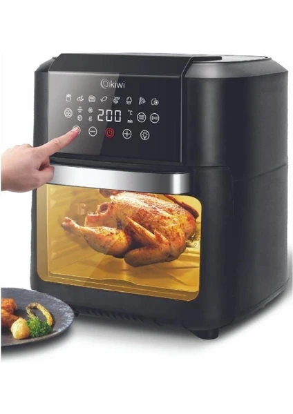 Airfryer 12 Lt Çok Fonksiyonlu Yağsız Fritöz Kaf 5553