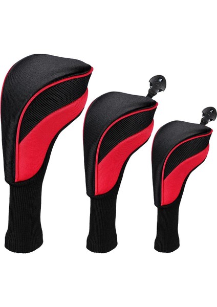 3 Golf Sürücü Başörtüsü Mesh I Aksesuarları Kırmızı (Yurt Dışından)