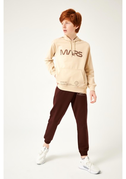 Mars Baskı Detaylı Kapüşonlu Erkek Çocuk Takım Taş indirimleri