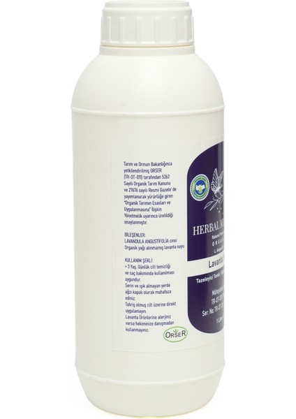 HERBAL MİRACLE ORGANİK LAVANTA SUYU 1 LİTRE fiyatları