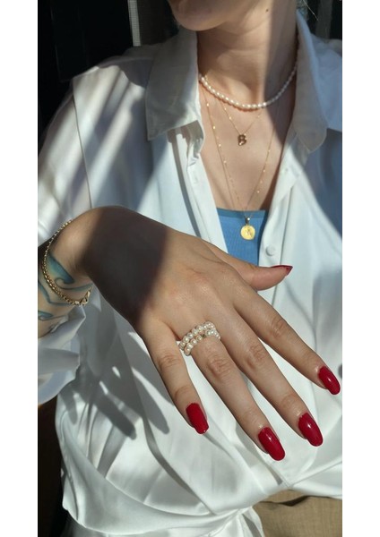 Altın Arpa Inci Yüzük fırsatları