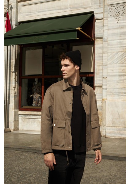 Erkek Haki Regular Fit Gabardin Ceket fiyatları