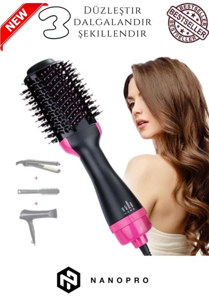 Profesyonel 1200W Turbo Saç Şekillendirici ve Saç Düzleştirici Fön Tarağı Fön Makinası Aaseries fiyatları