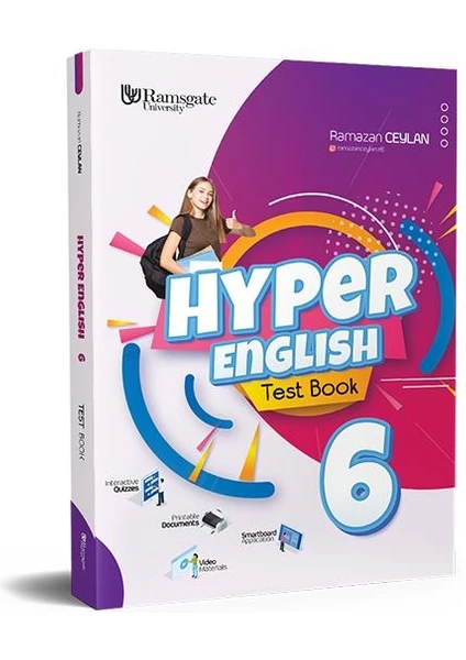 Hiper Zeka Yayınları 6. Sınıf Hyper English Test Book