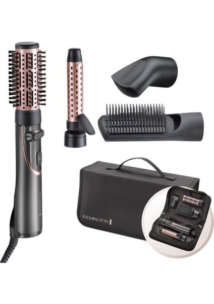 Metalik Gri Curl&straight Confidence Saç Şekillendirme Seti AS8606
