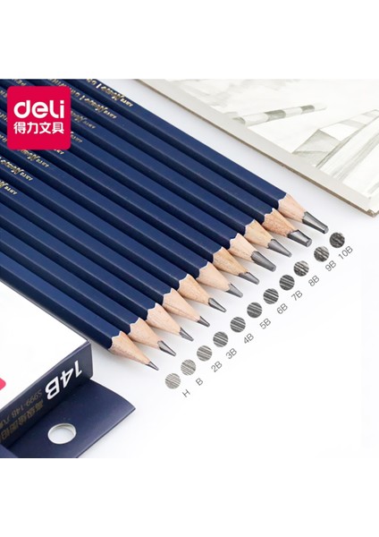 8b-3pcs Delı Profesyonel Ahşap Eskiz Çizim Kalemi 3h 2h 2b 3b 4b 5b 6b 7b 8b 9b 10B 12B 14B Ahşap Boyama Kalemleri Kırtasiye Kaynağı (Yurt Dışından)