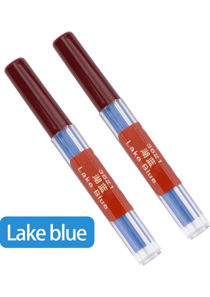 Lake-Blue-2pcs Dededepraıse Pres Tipi Otomatik/mekanik Kurşun Kalem Yedekleri 2.0mm 36 Renk Yedek Renkli Kurşun Kalem Kurşun Kalın Kurşun/çekirdek/dolum (Yurt Dışından)