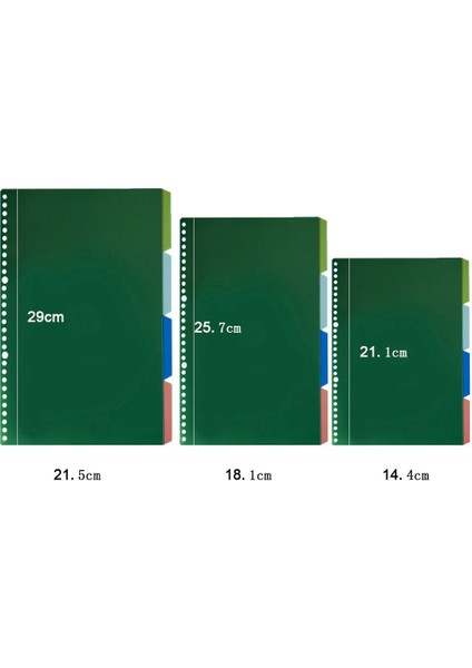 A4-30 Delikli Stil 1 Defter Klasörleri Için Sayfa Koruyucular Plastik Cilt Dizin Bölücüler Cilt Sayfa Bölücüler 4 Tırnak Çok Renkli Dizin Tırnakları (Yurt Dışından) fırsatları
