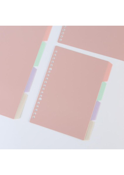 A4-30 Delikli Stil 1 Defter Klasörleri Için Sayfa Koruyucular Plastik Cilt Dizin Bölücüler Cilt Sayfa Bölücüler 4 Tırnak Çok Renkli Dizin Tırnakları (Yurt Dışından) indirimleri
