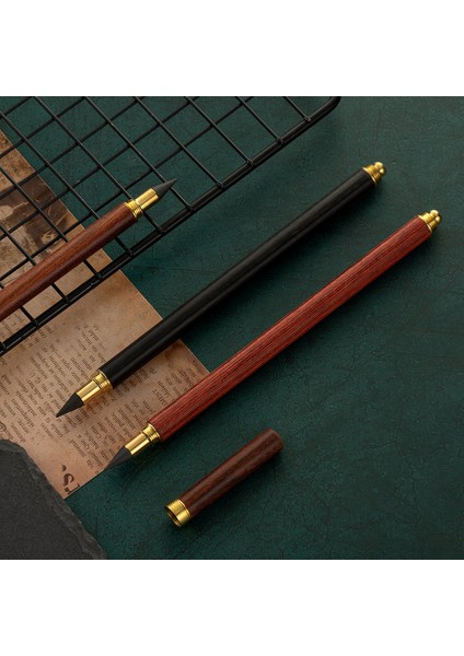 5 Adet Yedek Retro Ahşap Sınırsız Yazma Kalem Hiçbir Mürekkep Kırtasiye Çocuklar Öğrenciler Için Çizim Sanat Kroki Boyama Araçları Okul Malzemeleri (Yurt Dışından) fiyatları