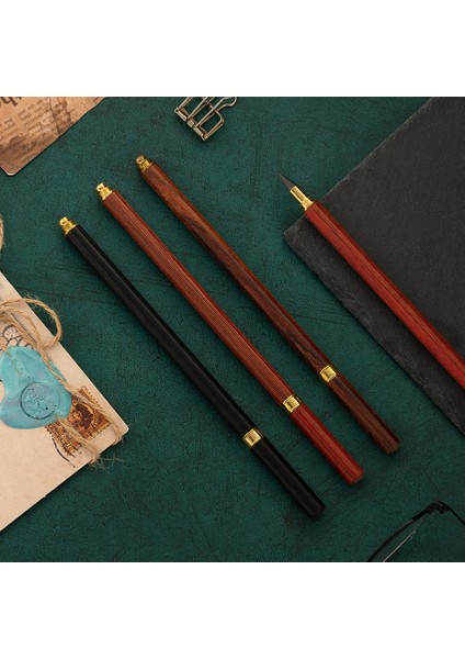 5 Adet Yedek Retro Ahşap Sınırsız Yazma Kalem Hiçbir Mürekkep Kırtasiye Çocuklar Öğrenciler Için Çizim Sanat Kroki Boyama Araçları Okul Malzemeleri (Yurt Dışından) indirimleri