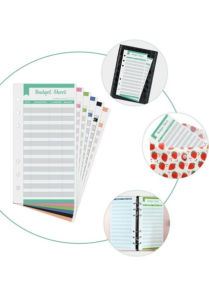 Alman Bütçe Kartı 12 Adet 60 Adet A6 Bağlayıcı Bütçe Levhaları Gider Takibi Fit Bütçe Nakit Zarf Bağlayıcı Bütçe Cüzdanı Kişisel ve Iş Kullanımı Için (Yurt Dışından) modelleri