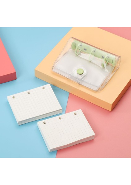 A-Mor 1 Adet Yaratıcı 3 Delik Mini Pvc Gevşek Yaprak Defter Kapağı Dıy El Hesabı Günlüğü Taşınabilir Dizüstü Klip Dolum Okul Kırtasiye (Yurt Dışından) fiyatları