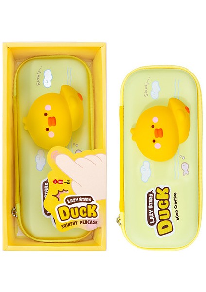 03 Kawaii Anime Karikatür Tembel Hayvanlar Squishy Büyük Kapasiteli Kalem Kutusu Sevimli Kore Kırtasiye Organizatör Kılıfı Okul Hediye (Yurt Dışından)