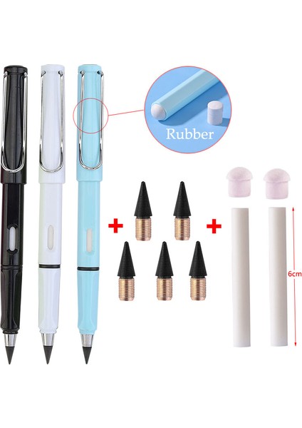 Beyaz 10 Adet Set Yeni 10 Adet/takım Ebedi Kalem Silgi Teknolojisi Çocuklar Için Sınırsız Yazma Hediyeler Sanat Kroki Boyama Tasarım Aracı Okul Malzemeleri (Yurt Dışından) fiyatları