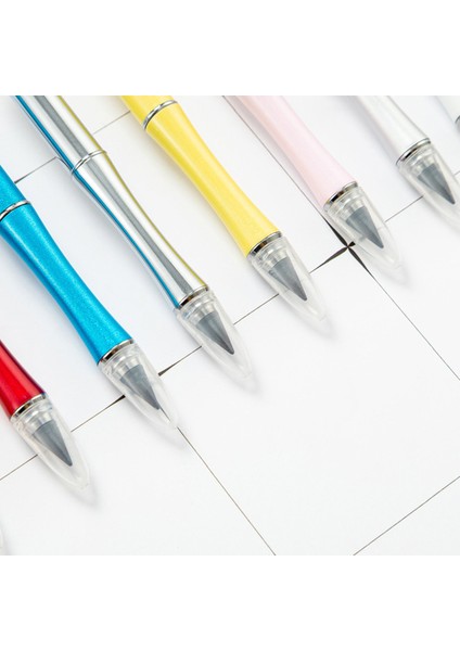 Mavi Yeşil Diy Boncuklu Kalem Boncuk Ebedi Kalemler Çizim Için Sınırsız Kalemler Metal Kalemler Mürekkepsiz Yazma Sürekli Kalem (Yurt Dışından) indirimleri