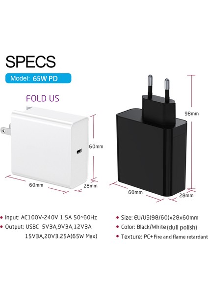 Siyah-Ingıltere 45W 65W 20V 3.25A USB Tip C Pd Şarj Cihazı USB C Güç Dizüstü Bilgisayar Adaptörü Macbook Pro 12 13 Için Huawei Matebook Hp Dell Xps Dizüstü Bilgisayarlar (Yurt Dışından) fırsatları