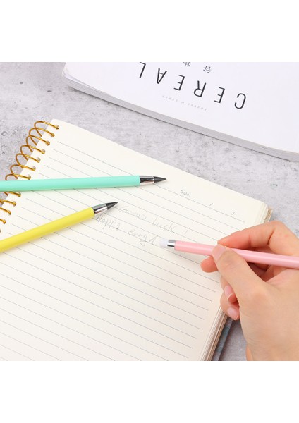 Yeşil Dayanıklı Makaron Renkli Mürekkepsiz Kalem Hb Sınırsız Yazma Kalem Hiçbir Mürekkep Kroki Aracı Ofis Malzemeleri Öğrenci Okul Kırtasiye Hediye (Yurt Dışından) indirimleri