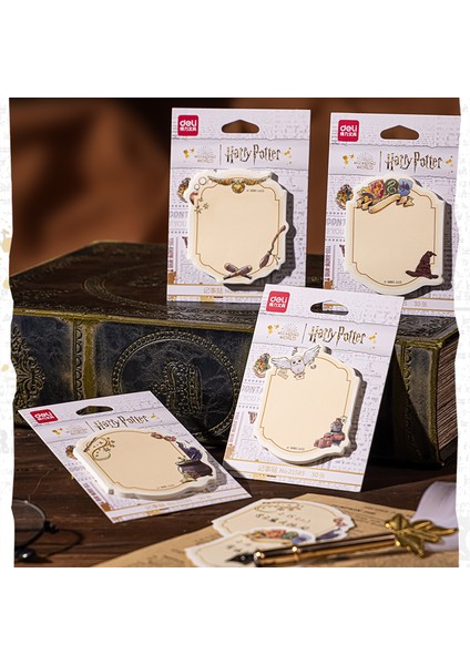 Rastgele Renkler 4 Adet 4 Adet Deli 21585 Harry Potter Ped Notları Yapışkan Not Yapışkanlı Kawaii Bloknot Ofis Okul Kırtasiye (Yurt Dışından)