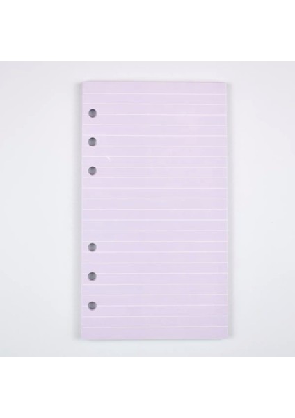 Çizgi Mor A5 A5 A6 40 Sayfa Gevşek Yaprak Renkli Pembe Mor Yeşil Defter Kağıdı Dolum Spiral Bağlayıcı Dizin Sayfa Gündemi Okul Kırtasiye (Yurt Dışından)