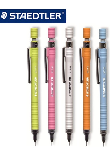 Sarı Staedtler 925 65 Mekanik Kurşun Kalemler Profesyonel Çizim Kalem Kırtasiye Okul Ofis Malzemeleri Silgi ile Renkli Kalem Çubuk (Yurt Dışından)