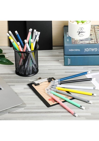 Sarı Ebedi Kalem Kapaklı Düz Renk Sonsuzluk Kalemi Yazmak Için Ofis Aksesuarları Okul Malzemeleri ve Kırtasiye (Yurt Dışından) fırsatları