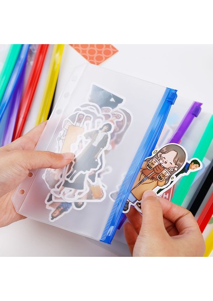 1 Adet Sarı A6 A5/a6/ Boyutu Plastik Zip Kilit Zarf Fermuar Cüzdan Ekle Dolum Organizatör Klasörü Spiral Planı Çanta Depolama Dosya Kartı Paketi (Yurt Dışından) fırsatları