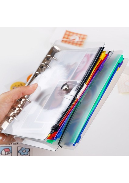 1 Adet Sarı A6 A5/a6/ Boyutu Plastik Zip Kilit Zarf Fermuar Cüzdan Ekle Dolum Organizatör Klasörü Spiral Planı Çanta Depolama Dosya Kartı Paketi (Yurt Dışından) indirimleri