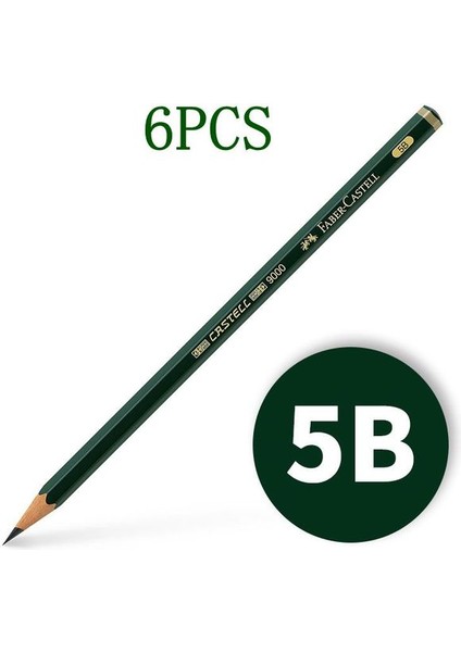 5b-6pcs Kalemler 6/16 Adet Set Okul Meslek Kalem Seti Grafit Kalem Çizim ve Eskiz Kalem Seti (Yurt Dışından)
