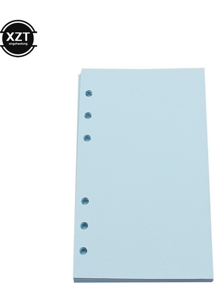 Mavi Boş A5 Yüksek Kalite 40 Sayfa A5 A6 Gevşek Yaprak Defter Kağıdı Dolum Spiral Ciltleyici Dizin Iç Sayfa Aylık Haftalık Günlük Planlayıcı Gündem (Yurt Dışından)