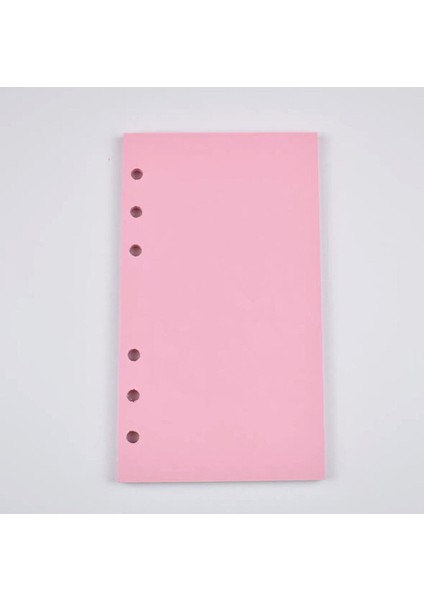 Pembe Boş A6 A5 A6 Gevşek Yaprak Kawaii 45 Yaprak Gevşek Yaprak Defter Kağıdı Dolum Spiral Ciltleme Dizini Iç Sayfa Günlük Aylık Haftalık Gündem (Yurt Dışından)
