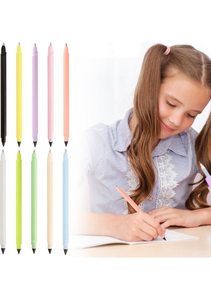 05 Yeni 2 Adet Mürekkepsiz Kalem Sınırsız Yazma Hiçbir Mürekkep Çift Kafalı Kalem Kroki Boyama Aracı Okul Ofis Malzemeleri Hediye Kırtasiye (Yurt Dışından) modelleri