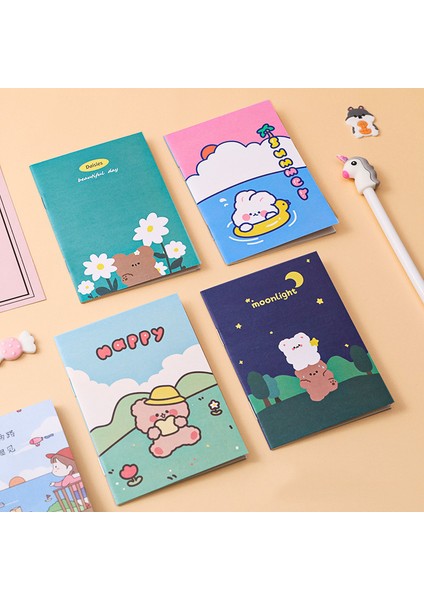 Gece Gökyüzü RANDOM7PCS 7 Adet Kawaii Dizüstü Mini Not Defteri Konu Alıştırma Kitapları Çocuk Dizüstü Bilgisayarlar Hediyeler Ödül Sevimli Not Defteri Kırtasiye Okul Kaynağı (Yurt Dışından)