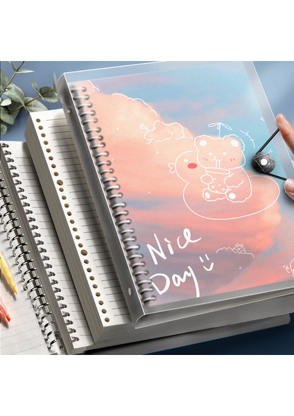 A Izgara Içinde B5 Gevşek Yaprak Defter Çıkarılabilir Sevimli B5 Defter A5 Öğrenci Hata Kitabı Izgara Kitap Yüksek Kalite 120 Sayfa Yatay Çizgi Kitap (Yurt Dışından)
