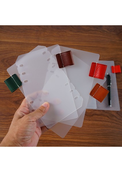 Kahve A7 A5 A6 A7 Pp Mat Buzlu Plaka Korumak Için Iç Kağıt Spacer Planlayıcı Filofax Organizatör Bölücü Ayırıcı Pano Sayfa (Yurt Dışından)