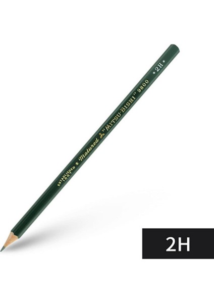 2h 2 Adet 2 Adet Unı Mıtsubıshı Kalem 9800 Test Kartı Çizim Kalemleri Profesyonel Sanat Eskiz Kalemi (Yurt Dışından)
