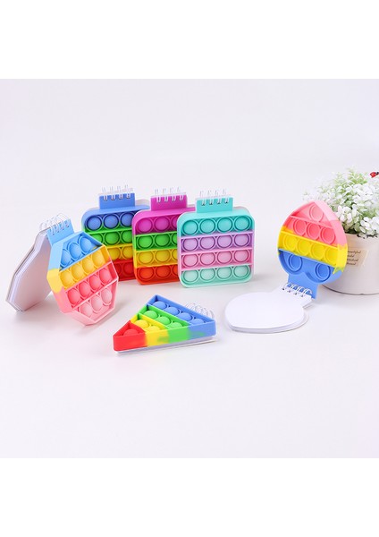 A12 2022 Yeni Kawaii Parmak Ucu Oyuncaklar Taşınabilir Pop Dizüstü Bilgisayar Çocuk Defterleri Okul Ofis Eğitim Malzemeleri Hediyeler Gündem (Yurt Dışından)