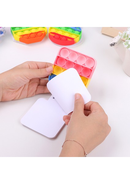 A12 2022 Yeni Kawaii Parmak Ucu Oyuncaklar Taşınabilir Pop Dizüstü Bilgisayar Çocuk Defterleri Okul Ofis Eğitim Malzemeleri Hediyeler Gündem (Yurt Dışından)