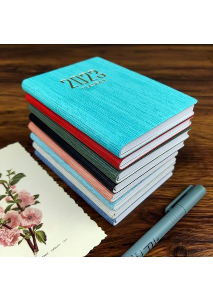 Siyah A7 A7 2023 Suni Deri Kapak Planlayıcısı Dizüstü Yıllık Aylık Haftalık Günlük Planlayıcı Takvim Gündem Okul Ofis Malzemeleri (Yurt Dışından) fiyatları