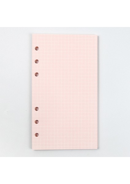 Pembe Kuşak A5 2023 45 Sayfalık Kawaii A5 A6 Gevşek Yaprak Defter Dolum Spiral Bağlayıcı Dizin Kağıdı Iç Sayfalar Günlük Planlayıcı Çizgi Izgara Boş Gündem (Yurt Dışından)
