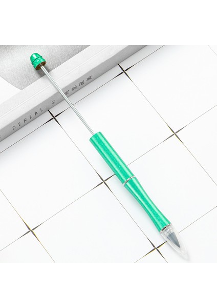 Mavi Yeşil Diy Boncuklu Kalem Boncuk Ebedi Kalemler Çizim Için Sınırsız Kalemler Metal Kalemler Mürekkepsiz Yazma Sürekli Kalem (Yurt Dışından)